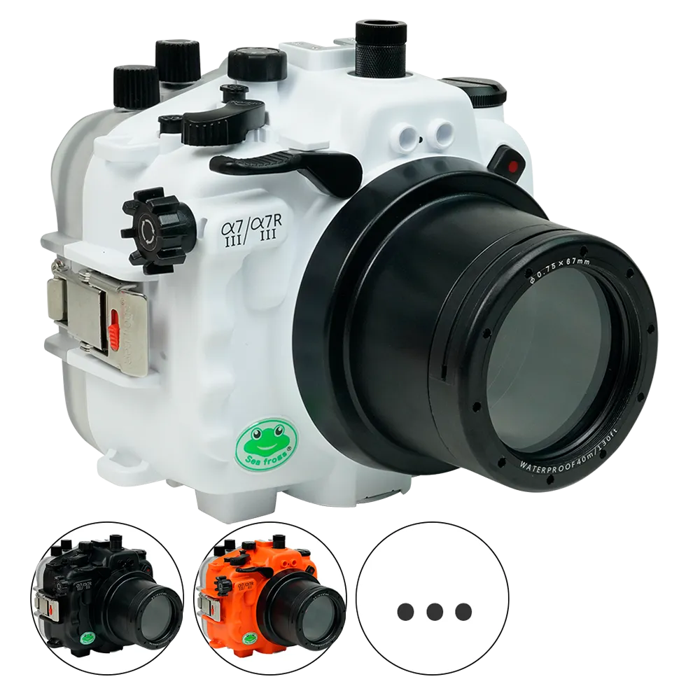 Salted Line Sea Frogs Underwater Camera Housing for Sony A7III/A7RIII with 67mm Thread Glass Flat Port - Image 19