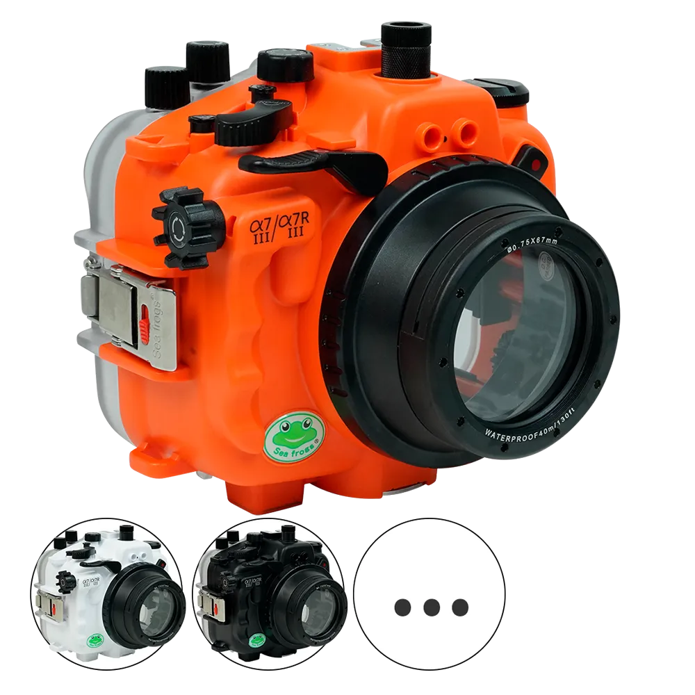 Salted Line Sea Frogs Underwater Camera Housing for Sony A7III/A7RIII with 67mm Thread Glass Flat Port - Image 9