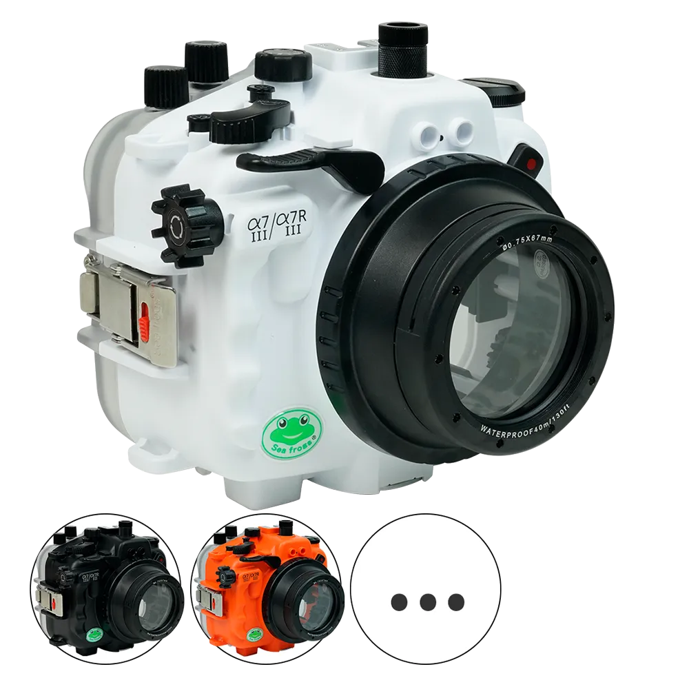 Salted Line Sea Frogs Underwater Camera Housing for Sony A7III/A7RIII with 67mm Thread Glass Flat Port - Image 17