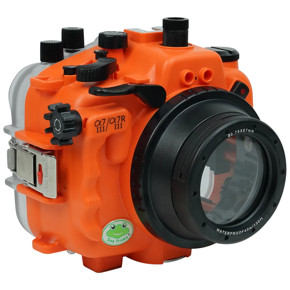 Salted Line Sea Frogs Underwater Camera Housing for Sony A7III/A7RIII with 67mm Thread Glass Flat Port - Image 10
