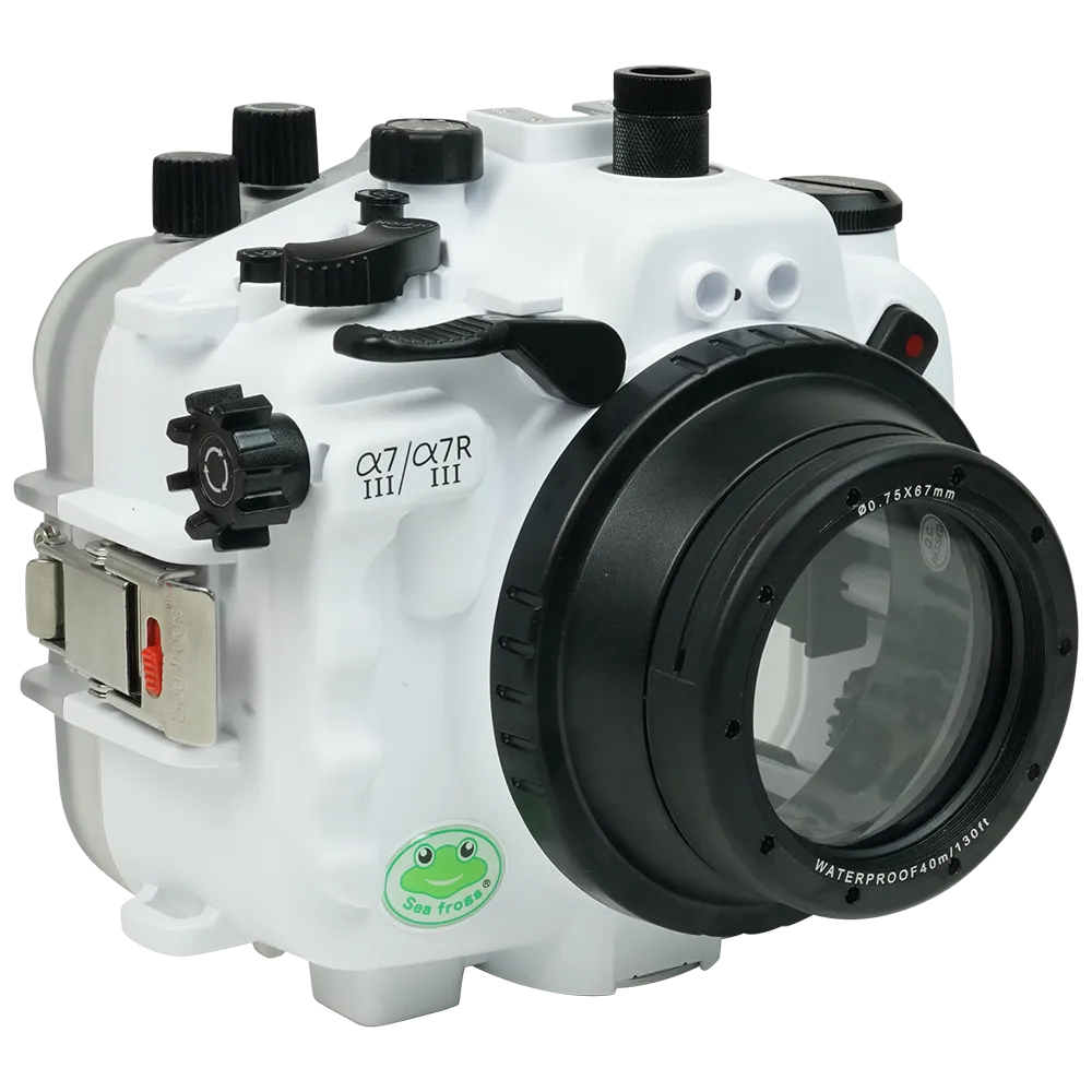 Salted Line Sea Frogs Underwater Camera Housing for Sony A7III/A7RIII with 67mm Thread Glass Flat Port - Image 18