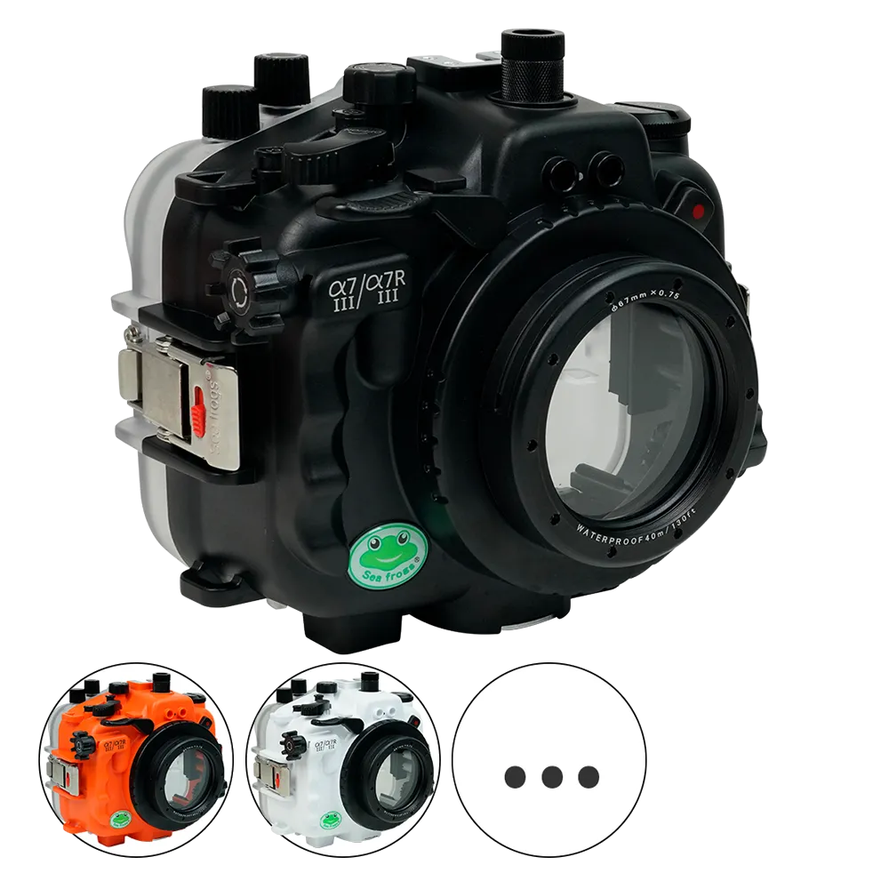 Salted Line Sea Frogs Underwater Camera Housing for Sony A7III/A7RIII with 67mm Thread Glass Flat Port - Image 7