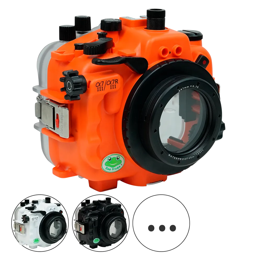 Salted Line Sea Frogs Underwater Camera Housing for Sony A7III/A7RIII with 67mm Thread Glass Flat Port - Image 15