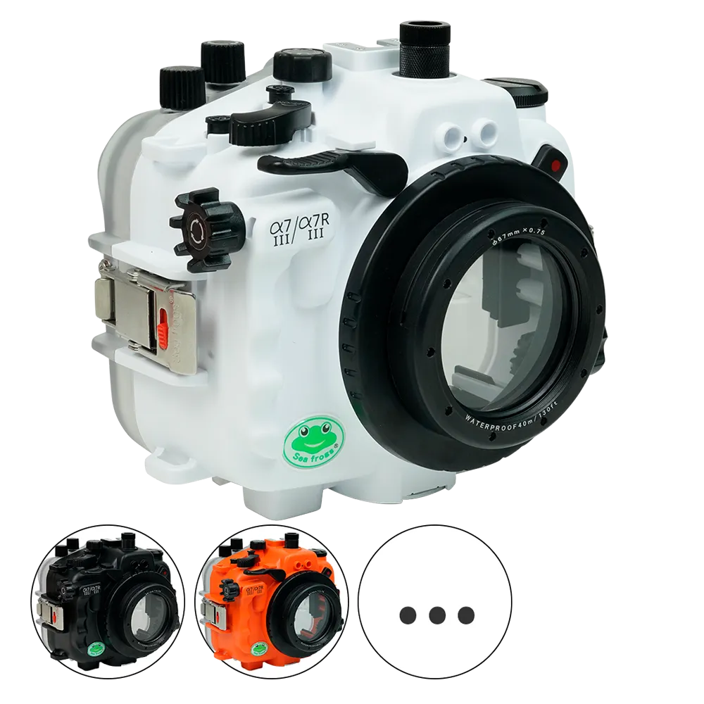 Salted Line Sea Frogs Underwater Camera Housing for Sony A7III/A7RIII with 67mm Thread Glass Flat Port - Image 23