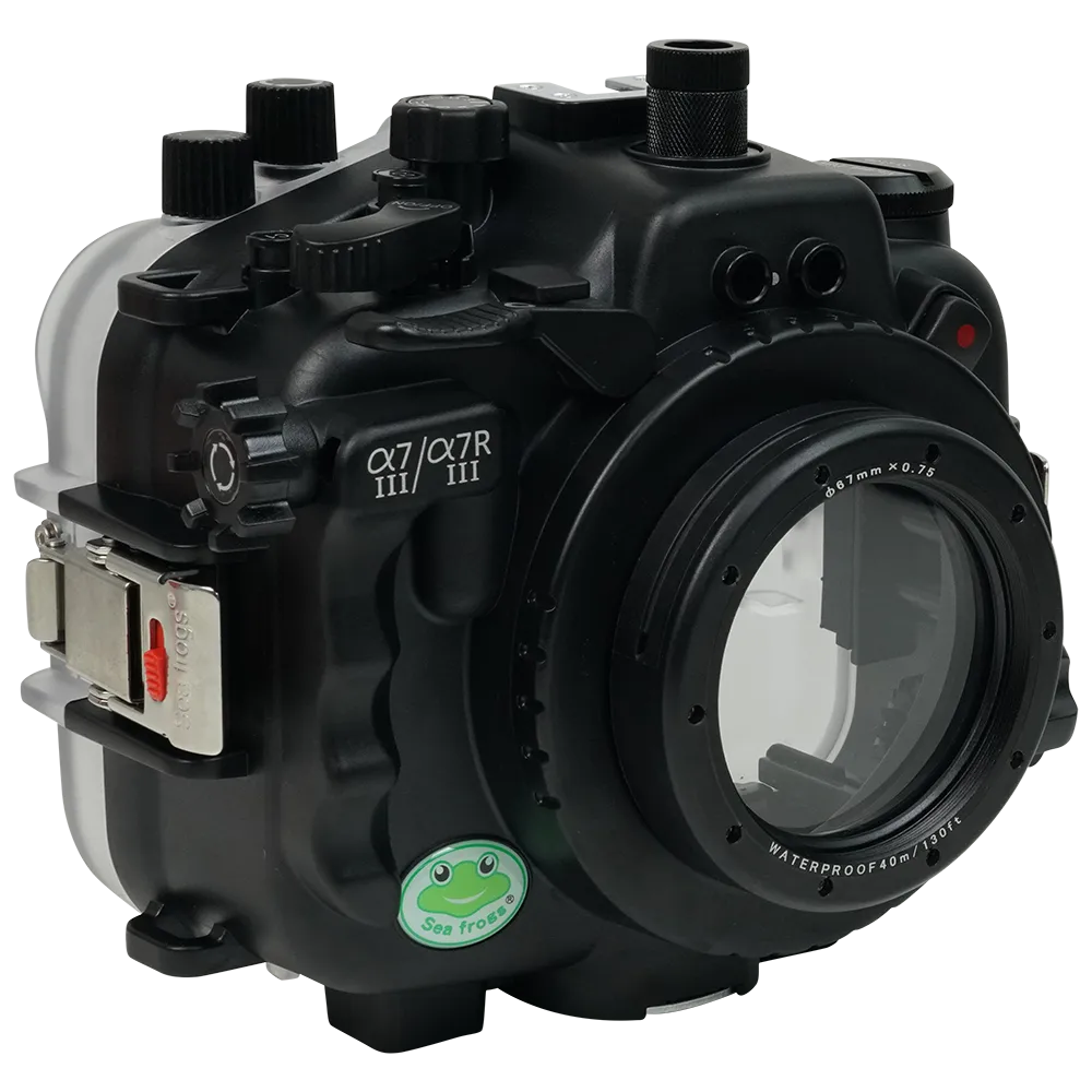 Salted Line Sea Frogs Underwater Camera Housing for Sony A7III/A7RIII with 67mm Thread Glass Flat Port - Image 8