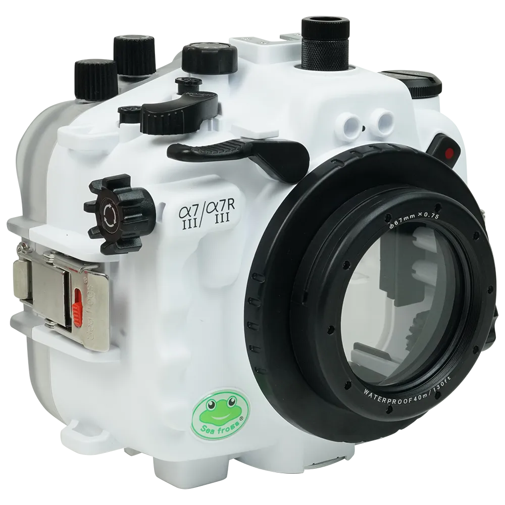 Salted Line Sea Frogs Underwater Camera Housing for Sony A7III/A7RIII with 67mm Thread Glass Flat Port - Image 24