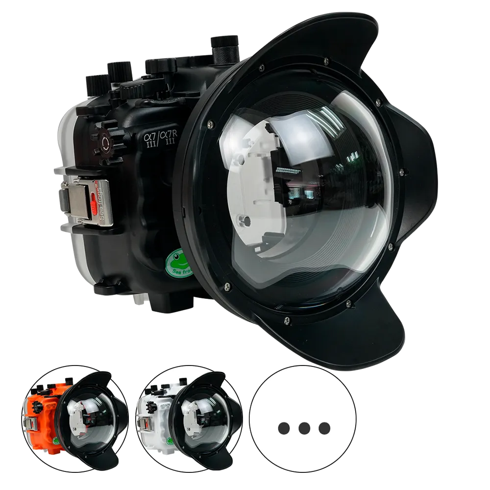 Salted Line Sea Frogs Underwater Camera Housing for Sony A7III/A7RIII with V1 Dome Port - Image 23