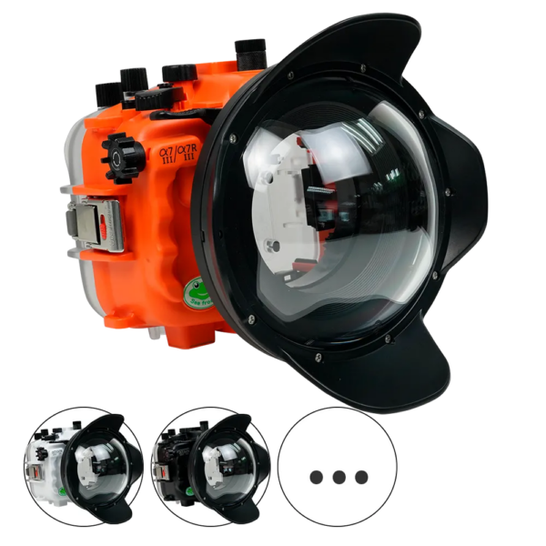 Salted Line Sea Frogs Underwater Camera Housing for Sony A7III/A7RIII with V1 Dome Port