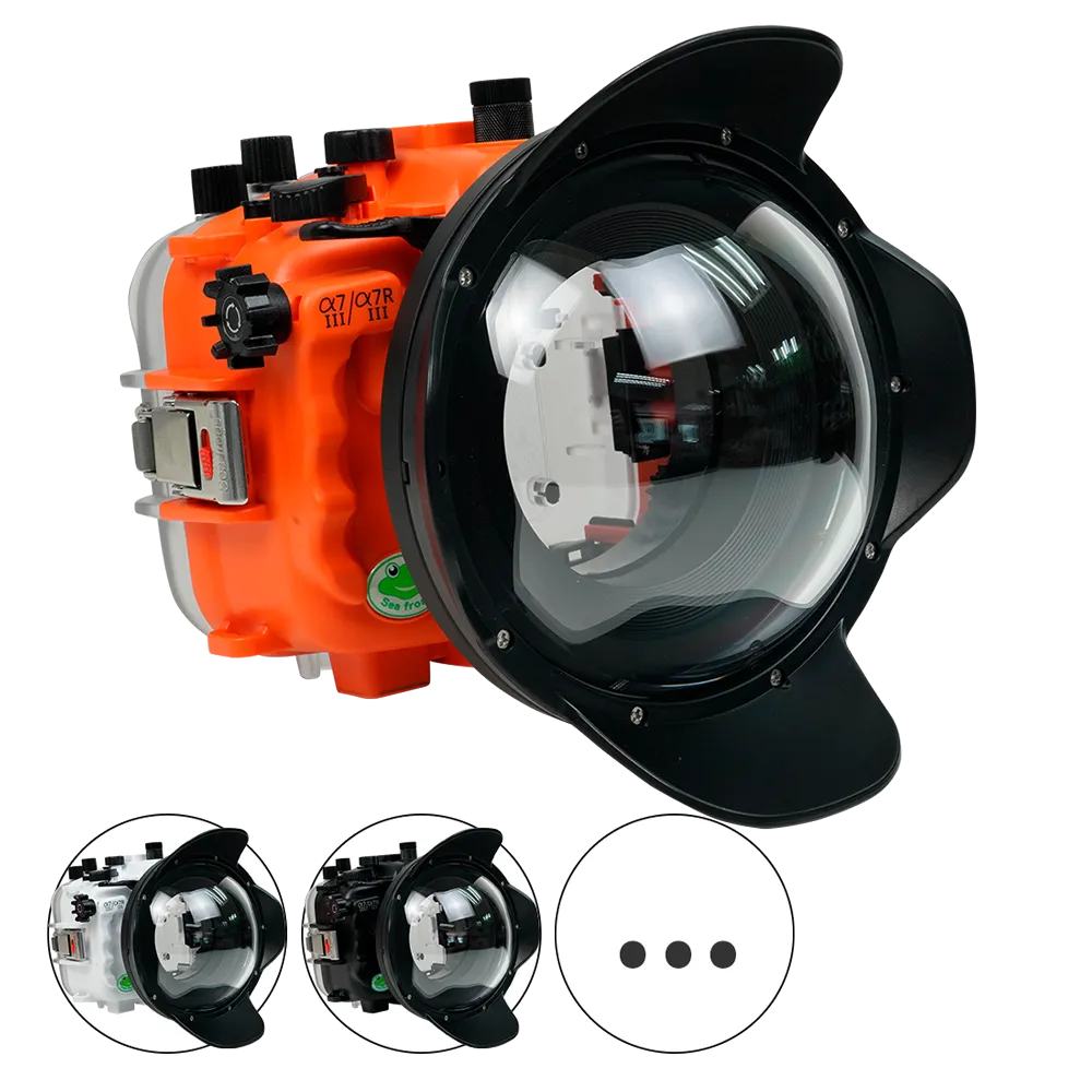 Salted Line Sea Frogs Underwater Camera Housing for Sony A7III/A7RIII with V1 Dome Port