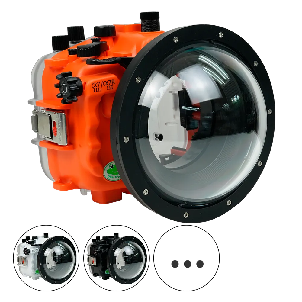 Salted Line Sea Frogs Underwater Camera Housing for Sony A7III/A7RIII with V1 Dome Port - Image 3