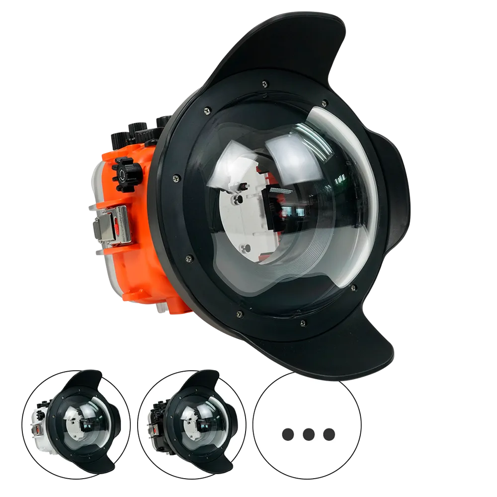 Salted Line Sea Frogs Underwater Camera Housing for Sony A7III/A7RIII with V1 Dome Port - Image 7
