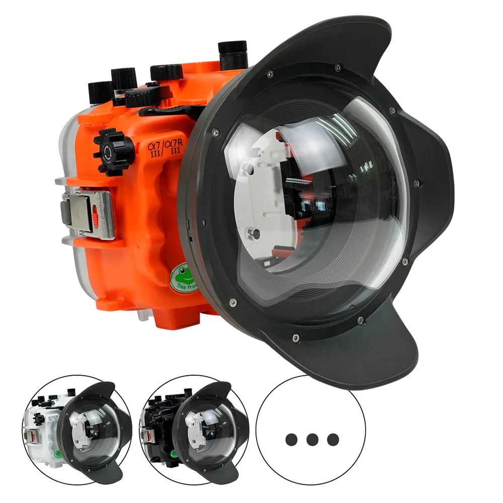 Salted Line Sea Frogs Underwater Camera Housing for Sony A7III/A7RIII with V1 Dome Port - Image 5