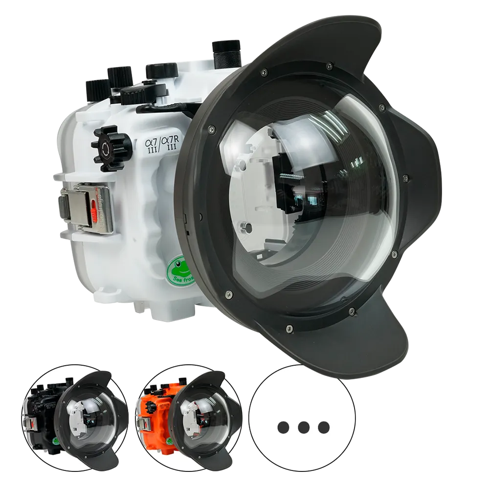 Salted Line Sea Frogs Underwater Camera Housing for Sony A7III/A7RIII with V1 Dome Port - Image 16