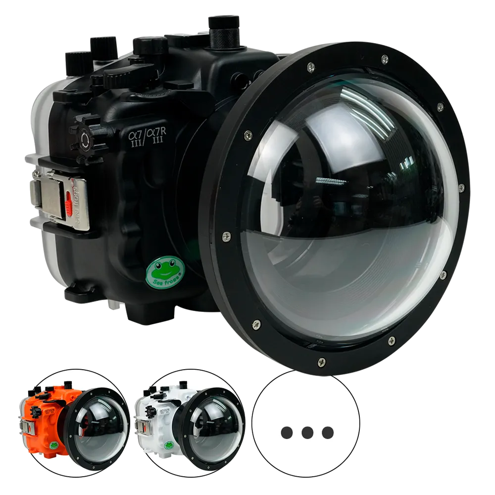 Salted Line Sea Frogs Underwater Camera Housing for Sony A7III/A7RIII with V10 Dome Port - Image 3