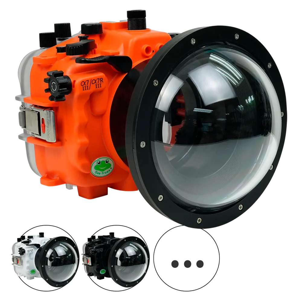 Salted Line Sea Frogs Underwater Camera Housing for Sony A7III/A7RIII with V10 Dome Port - Image 14