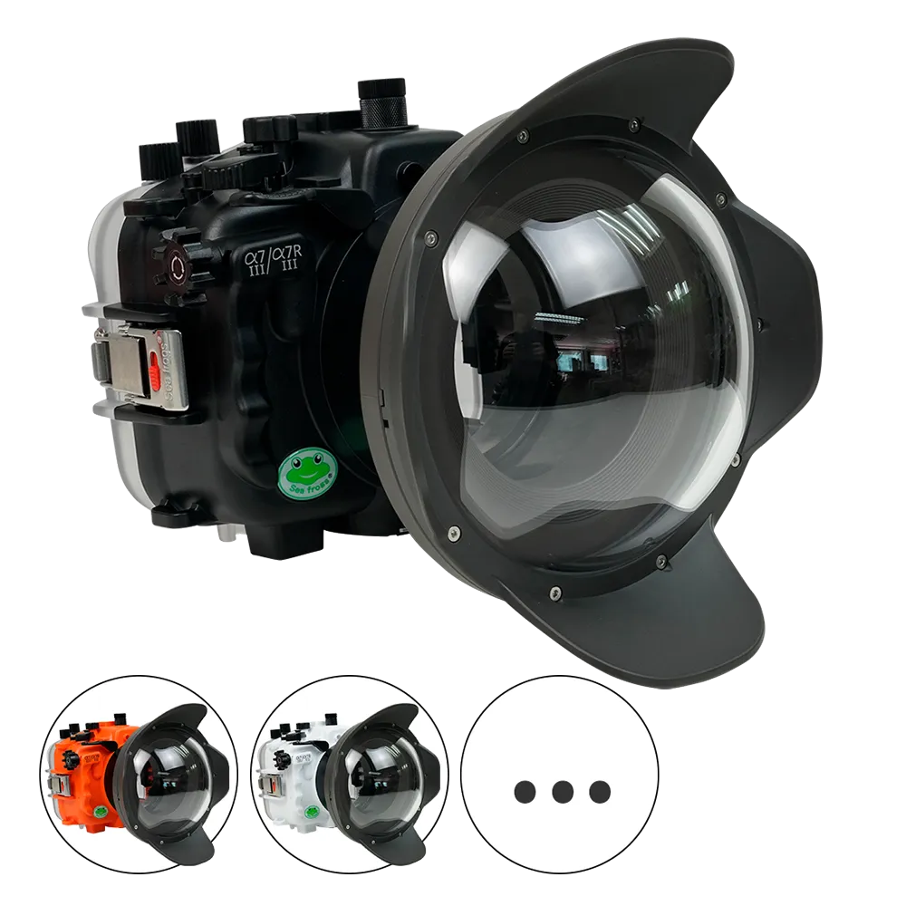 Salted Line Sea Frogs Underwater Camera Housing for Sony A7III/A7RIII with V10 Dome Port - Image 5