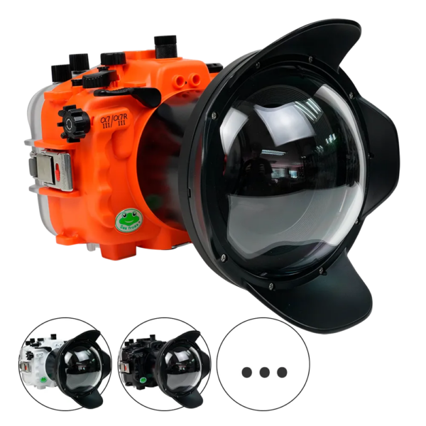 Salted Line Sea Frogs Underwater Camera Housing for Sony A7III/A7RIII with V2 Dome Port