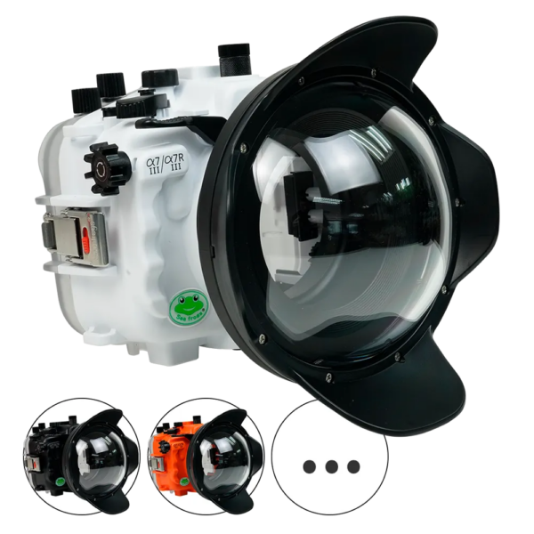 Salted Line Sea Frogs Underwater Camera Housing for Sony A7III/A7RIII with V7 Dome Port