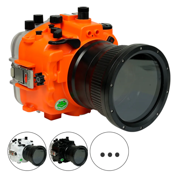 Salted Line Sea Frogs Underwater Camera Housing for Sony A7IV with 4'' Glass Flat Port