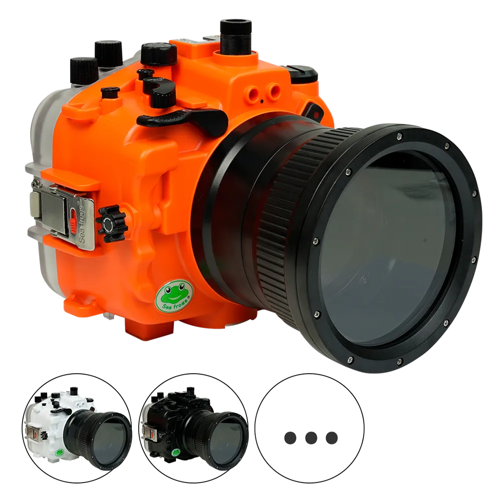 Salted Line Sea Frogs Underwater Camera Housing for Sony A7IV with 4'' Glass Flat Port