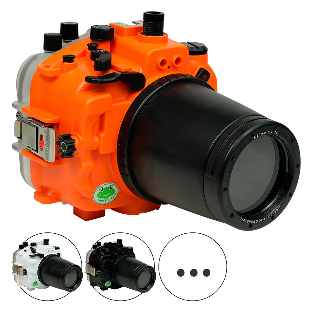 Salted Line Sea Frogs Underwater Camera Housing for Sony A7IV with 67mm Thread Glass Flat Port - Image 11