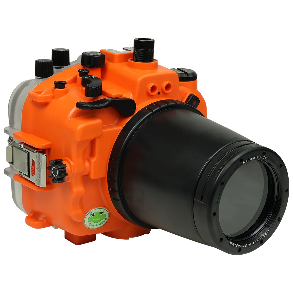 Salted Line Sea Frogs Underwater Camera Housing for Sony A7IV with 67mm Thread Glass Flat Port - Image 12