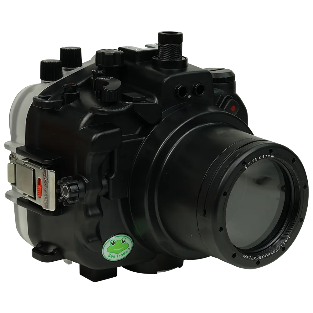 Salted Line Sea Frogs Underwater Camera Housing for Sony A7IV with 67mm Thread Glass Flat Port - Image 3
