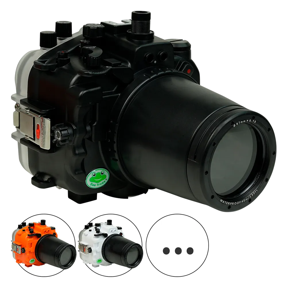 Salted Line Sea Frogs Underwater Camera Housing for Sony A7IV with 67mm Thread Glass Flat Port - Image 6