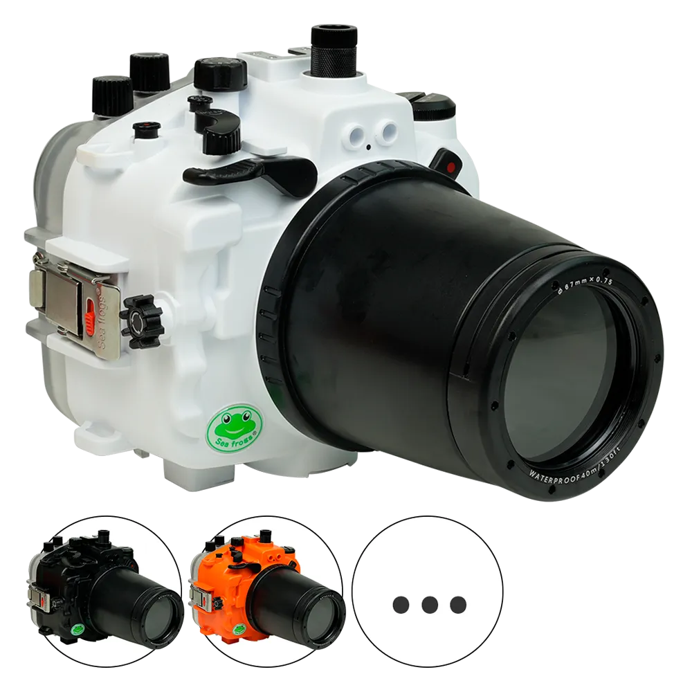 Salted Line Sea Frogs Underwater Camera Housing for Sony A7IV with 67mm Thread Glass Flat Port - Image 20