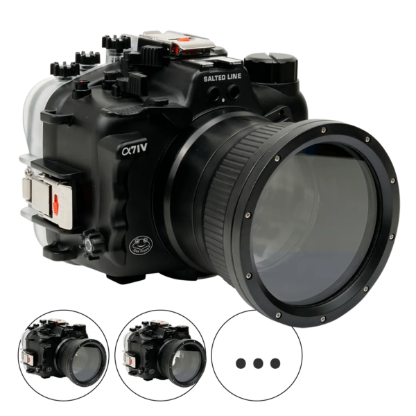 Salted Line Sea Frogs Underwater Gen 2 Camera Housing for Sony A7IV with 4'' Glass Flat Port