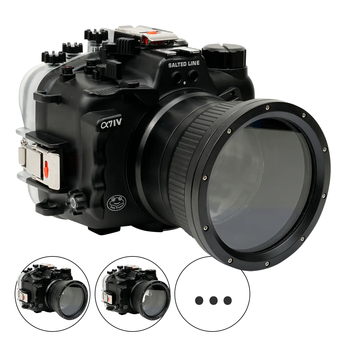 Salted Line Sea Frogs Underwater Gen 2 Camera Housing for Sony A7IV with 4'' Glass Flat Port