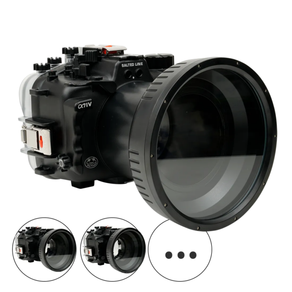 Salted Line Sea Frogs Underwater Gen 2 Camera Housing for Sony A7IV with 6'' Glass Flat Port