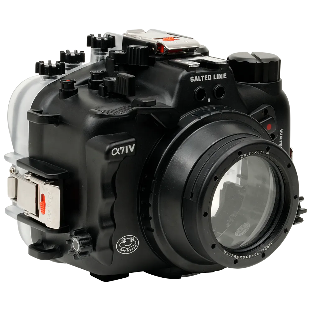 Salted Line Sea Frogs Underwater Gen 2 Camera Housing for Sony A7IV with 67mm Thread Glass Flat Port - Image 3