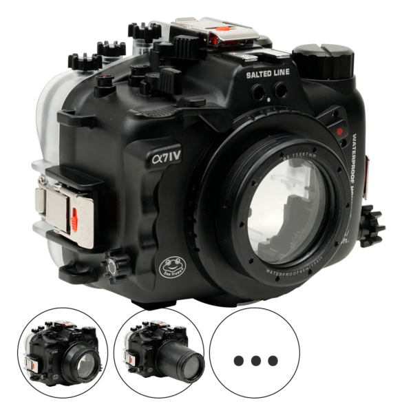 Salted Line Sea Frogs Underwater Gen 2 Camera Housing for Sony A7IV with 67mm Thread Glass Flat Port