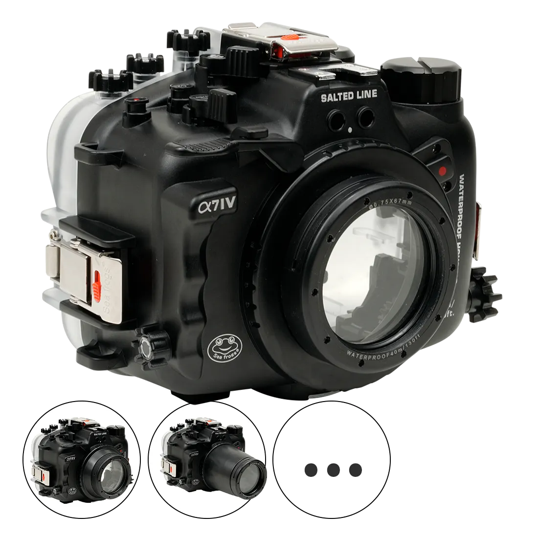 Salted Line Sea Frogs Underwater Gen 2 Camera Housing for Sony A7IV with 67mm Thread Glass Flat Port