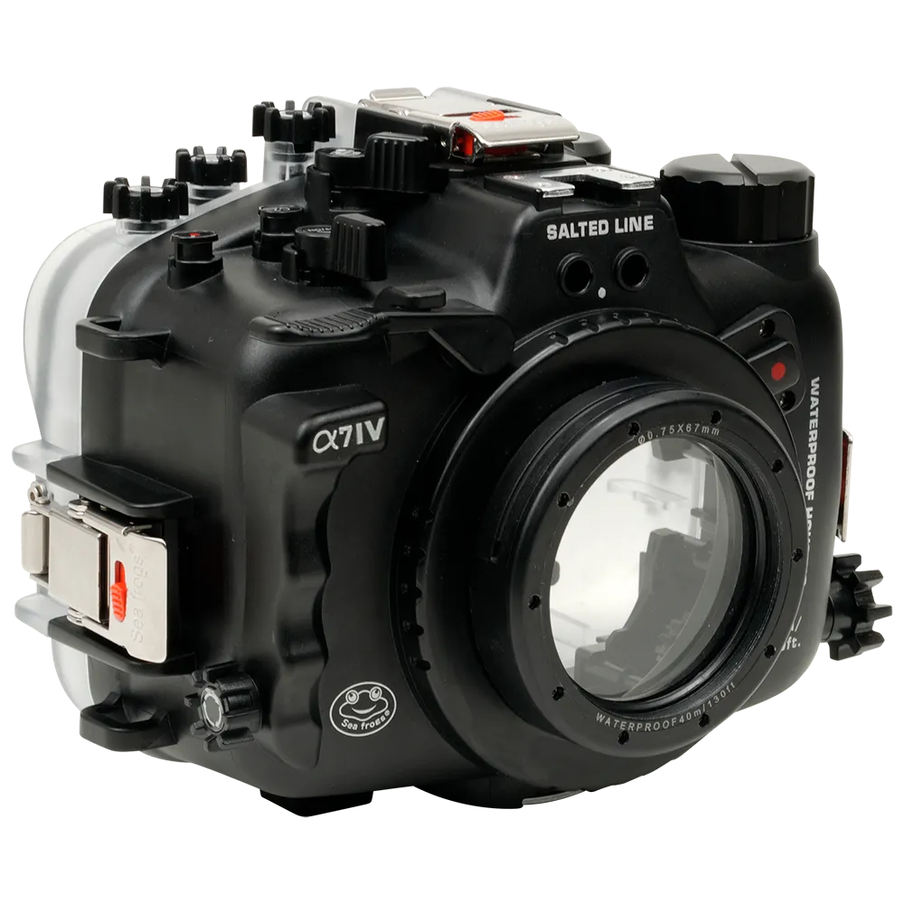 Salted Line Sea Frogs Underwater Gen 2 Camera Housing for Sony A7IV with 67mm Thread Glass Flat Port - Image 2