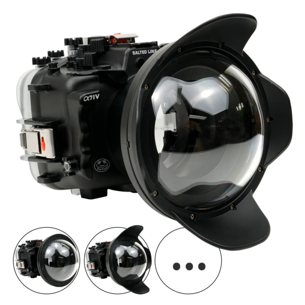 Salted Line Sea Frogs Underwater Gen 2 Camera Housing for Sony A7IV with V10 Dome Port