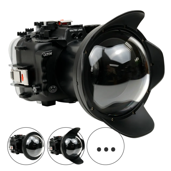 Salted Line Sea Frogs Underwater Gen 2 Camera Housing for Sony A7IV with V2 Dome Port