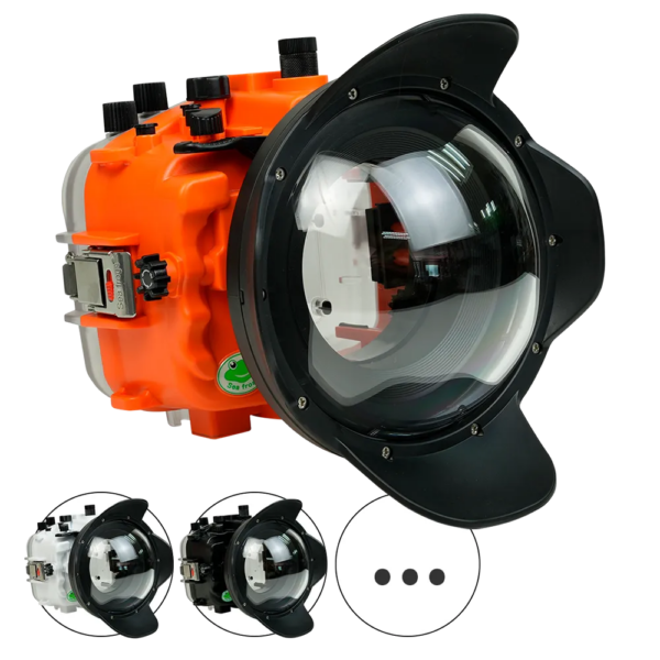 Salted Line Sea Frogs Underwater Camera Housing for Sony A7IV with V1 Dome Port