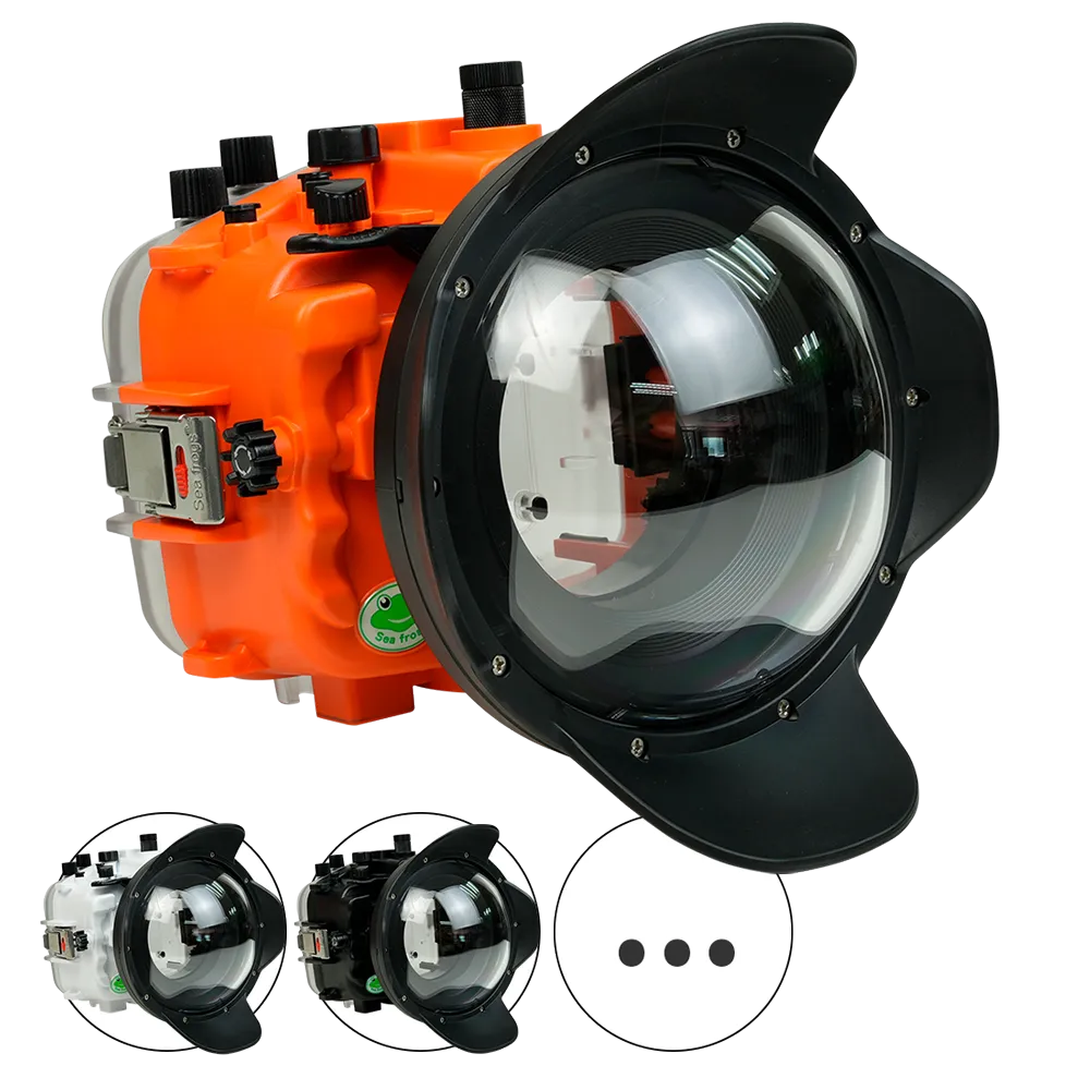 Salted Line Sea Frogs Underwater Camera Housing for Sony A7IV with V1 Dome Port