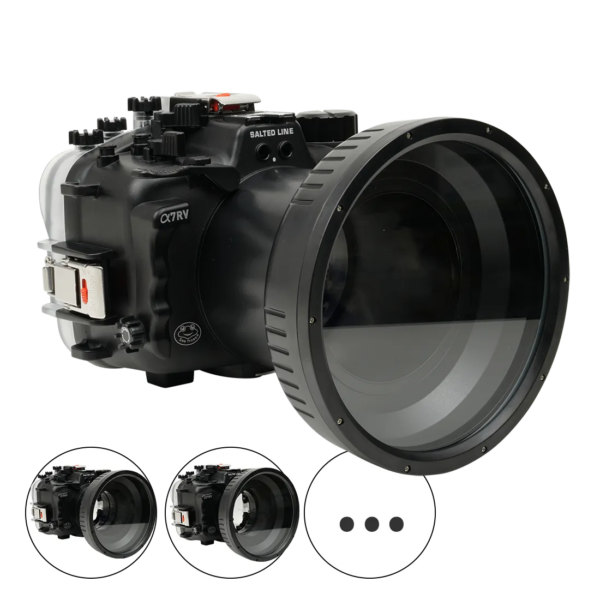 Salted Line Sea Frogs Underwater Camera Housing for Sony A7RV/A7V with 6'' Glass Flat Port
