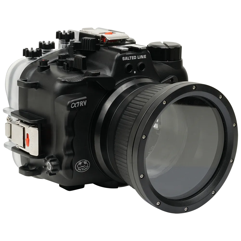 Salted Line Sea Frogs Underwater Camera Housing for Sony A7RV/A7V with 4'' Glass Flat Port - Image 3