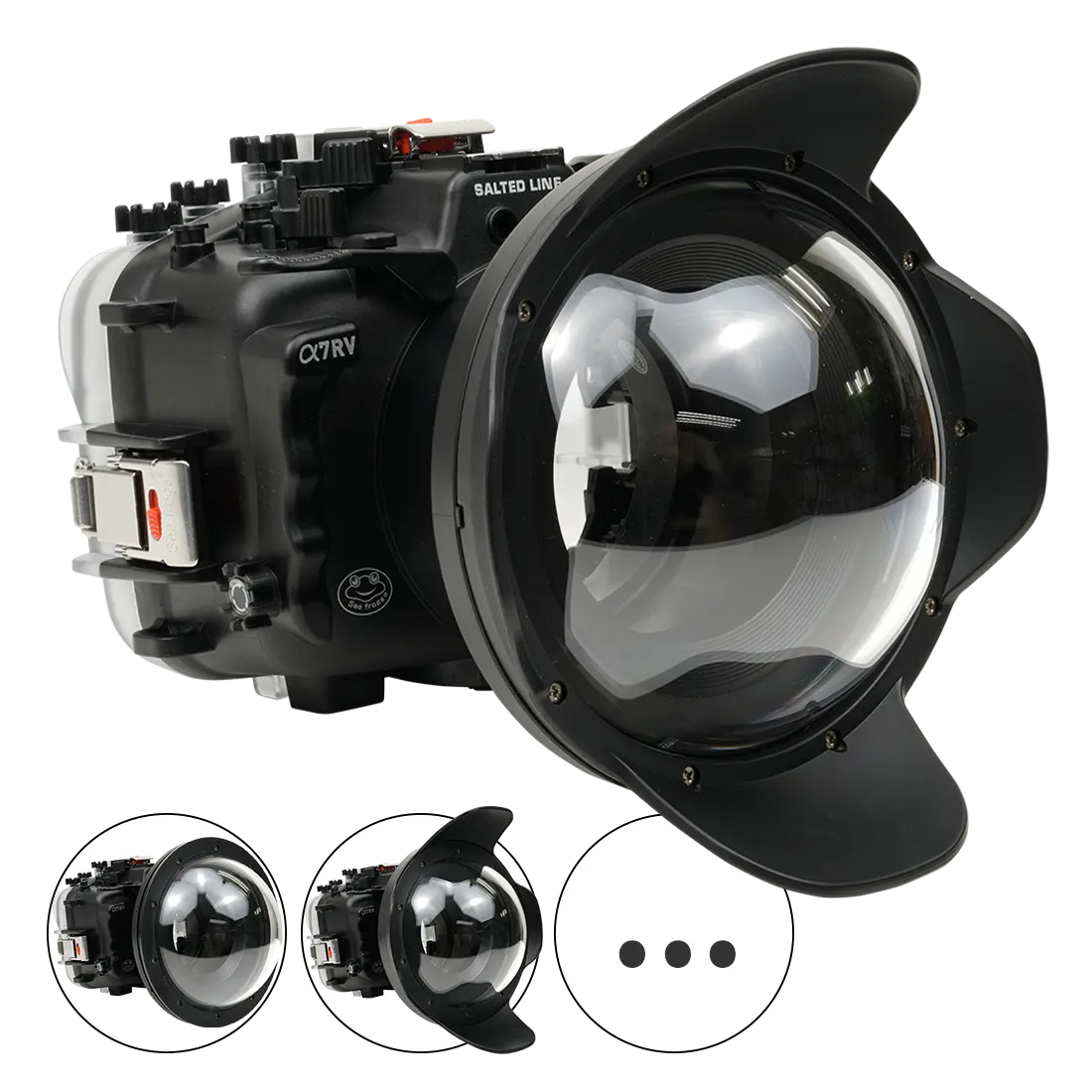 Salted Line Sea Frogs Underwater Camera Housing for Sony A7RV/A7V with V10 Dome Port