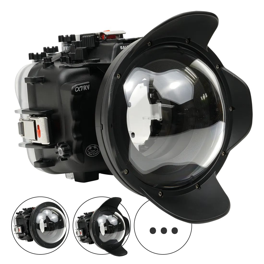 Salted Line Sea Frogs Underwater Camera Housing for Sony A7RV/A7V with V7 Dome Port