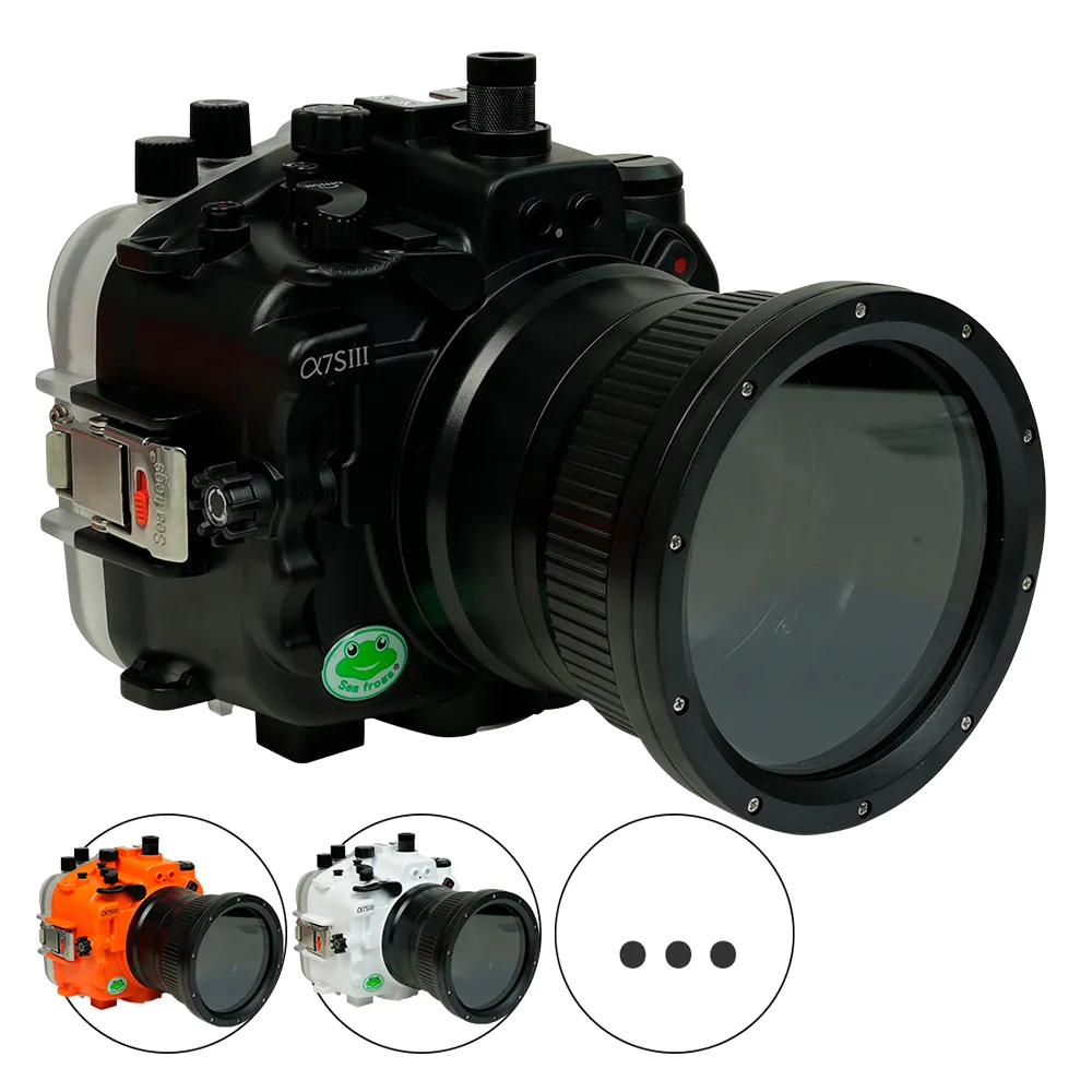 Salted Line Sea Frogs Underwater Camera Housing for Sony A7SIII with 4'' Glass Flat Port - Image 9