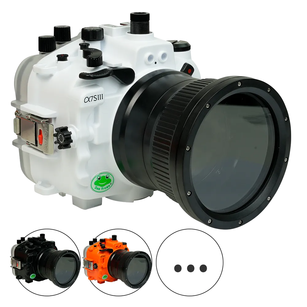 Salted Line Sea Frogs Underwater Camera Housing for Sony A7SIII with 4'' Glass Flat Port - Image 5