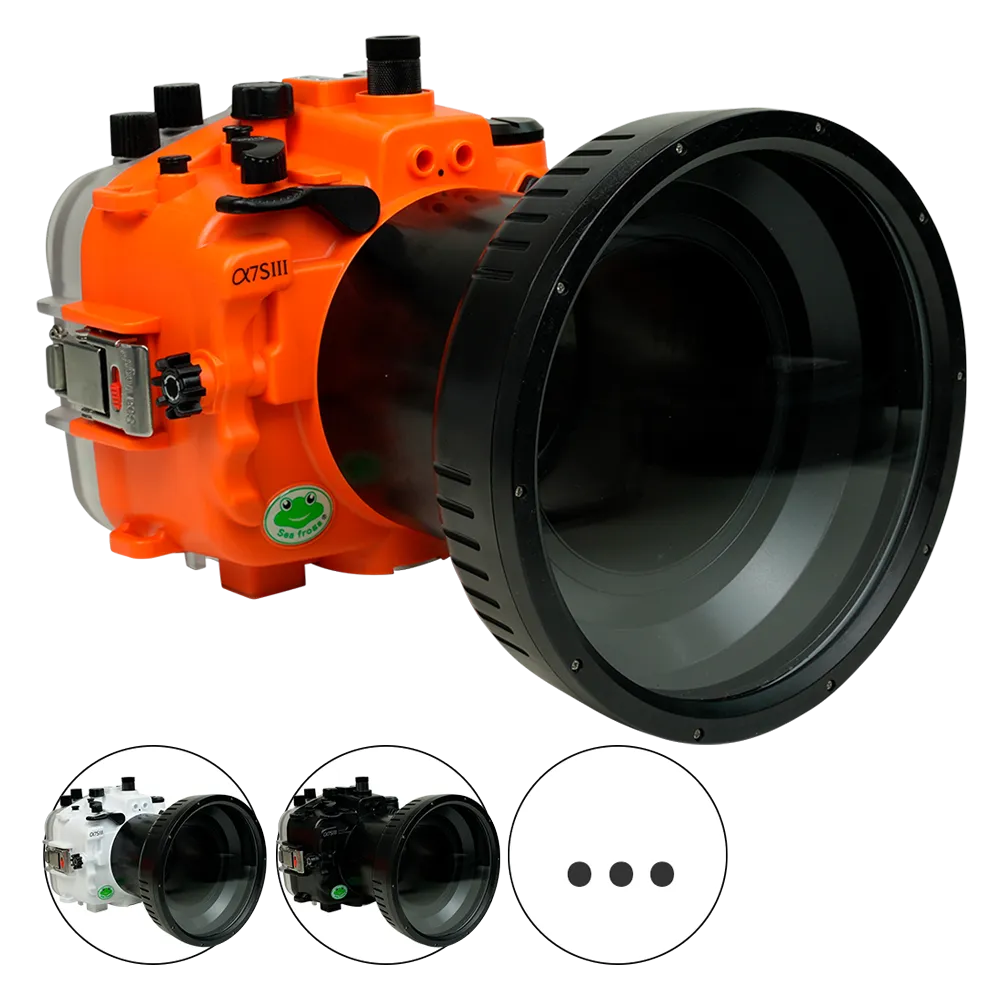 Salted Line Sea Frogs Underwater Camera Housing for Sony A7SIII with 6'' Glass Flat Port - Image 9