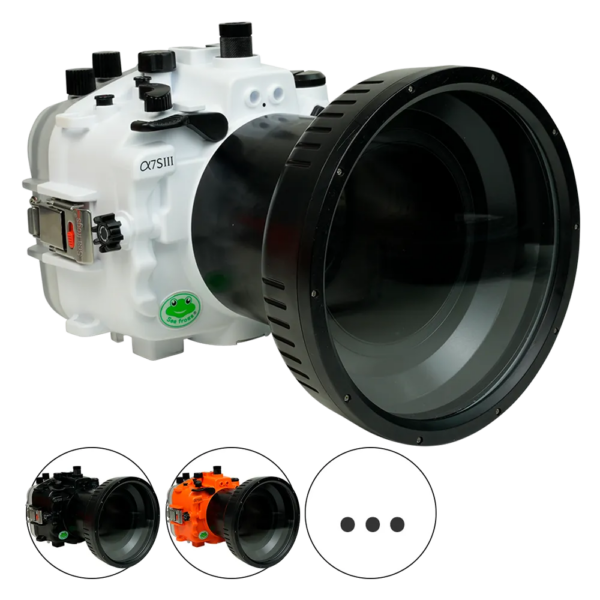Salted Line Sea Frogs Underwater Camera Housing for Sony A7SIII with 6'' Glass Flat Port
