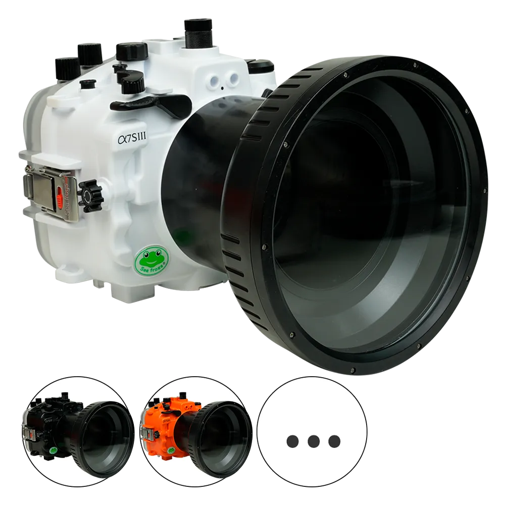 Salted Line Sea Frogs Underwater Camera Housing for Sony A7SIII with 6'' Glass Flat Port