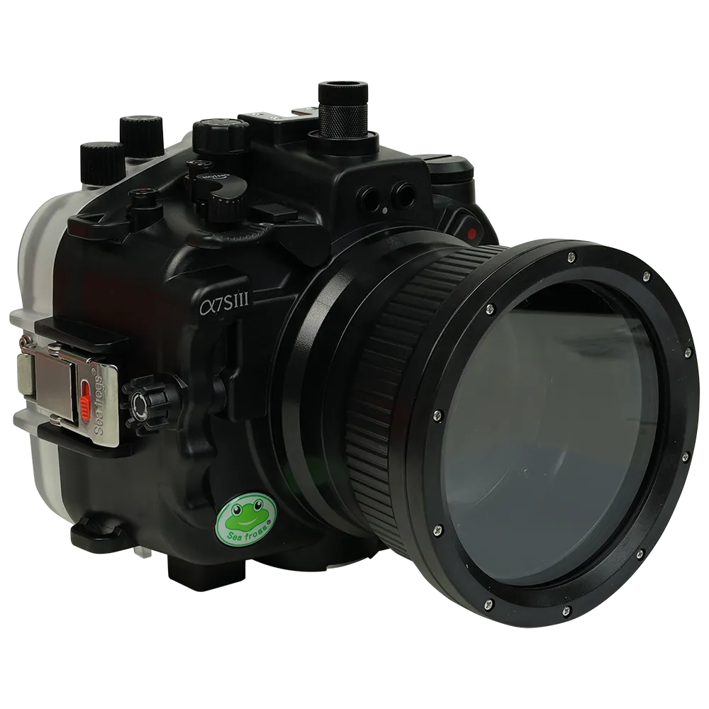 Salted Line Sea Frogs Underwater Camera Housing for Sony A7SIII with 4'' Glass Flat Port - Image 11